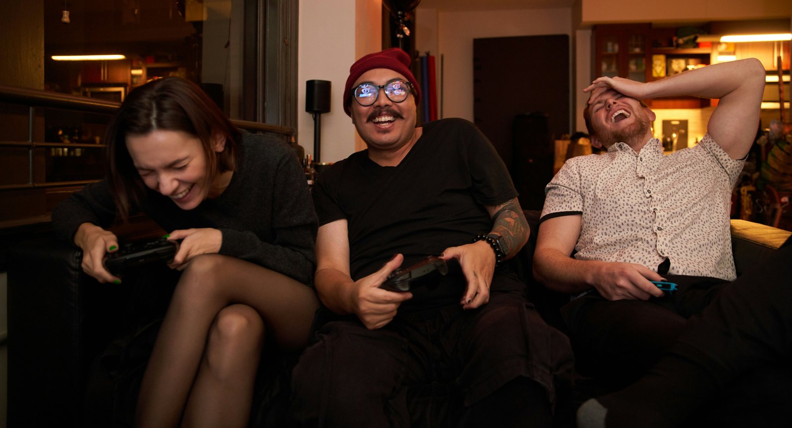 Friends Playing With Each Other In Person