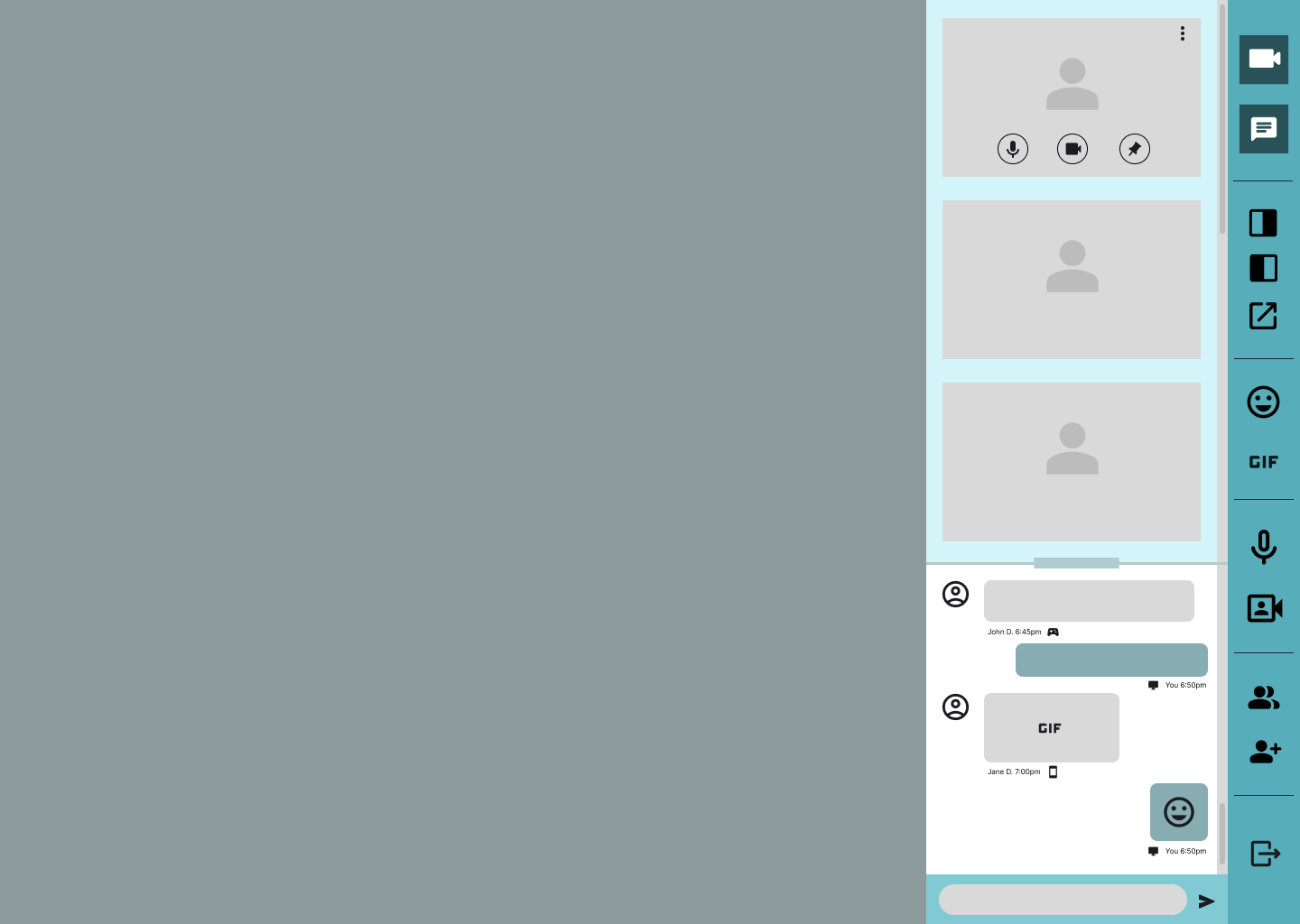 Desktop Low-Fidelity Wireframe Iteration 1