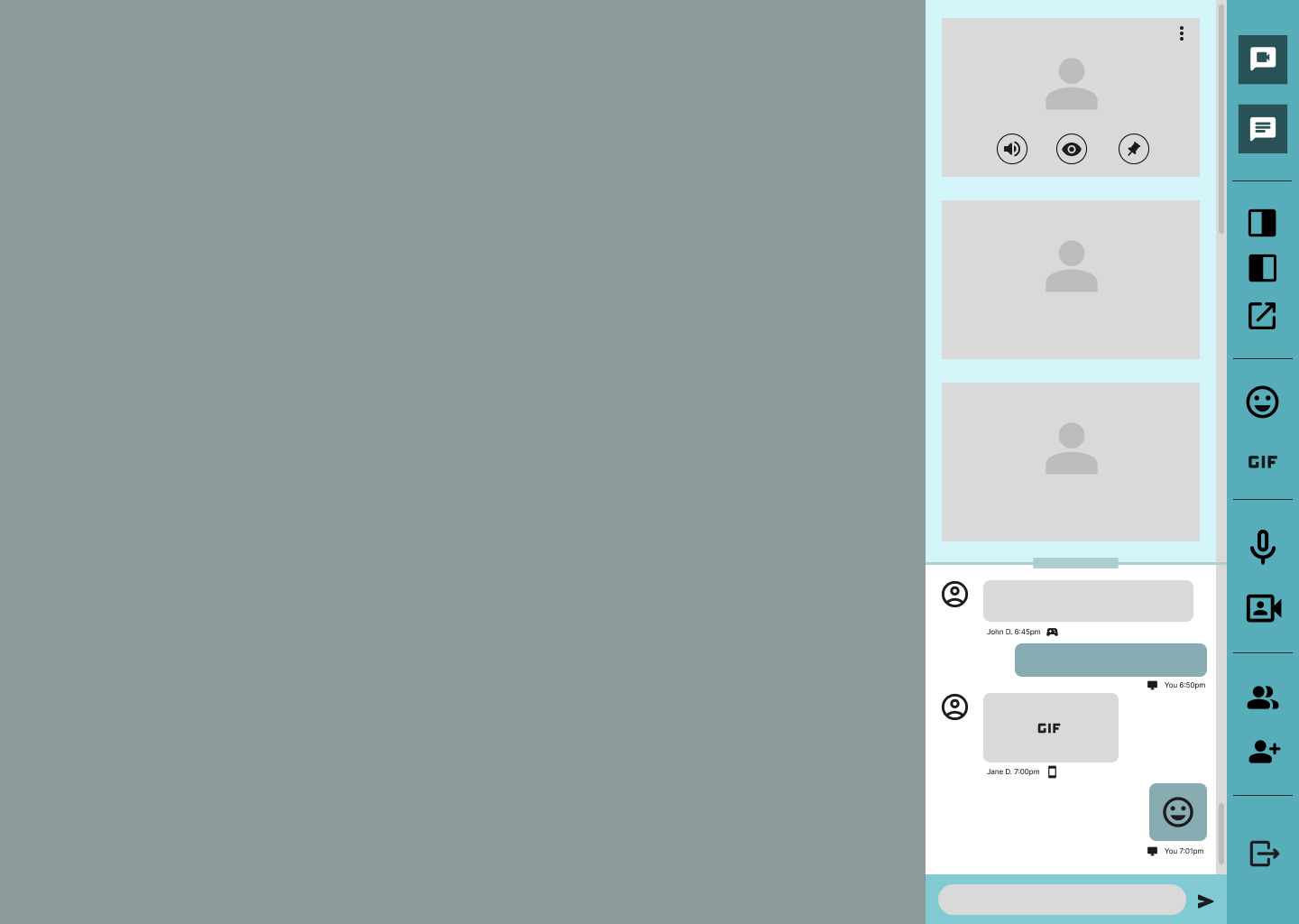 Desktop Low-Fidelity Wireframe Iteration 2