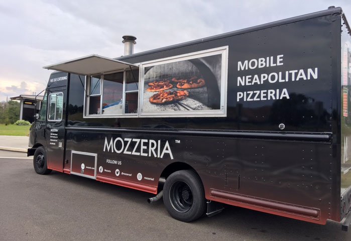 Mozzeria Food Truck Driver's Side Profile'