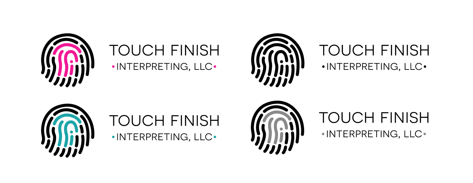 Touch-Finish Interpreting Logo Color Variations