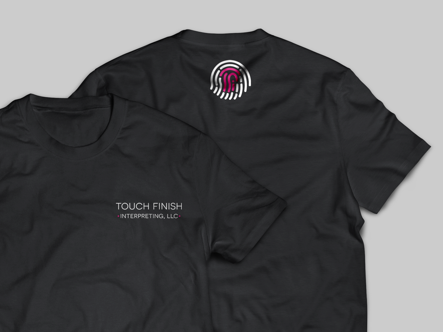 Touch-Finish Interpreting T-Shirt Design