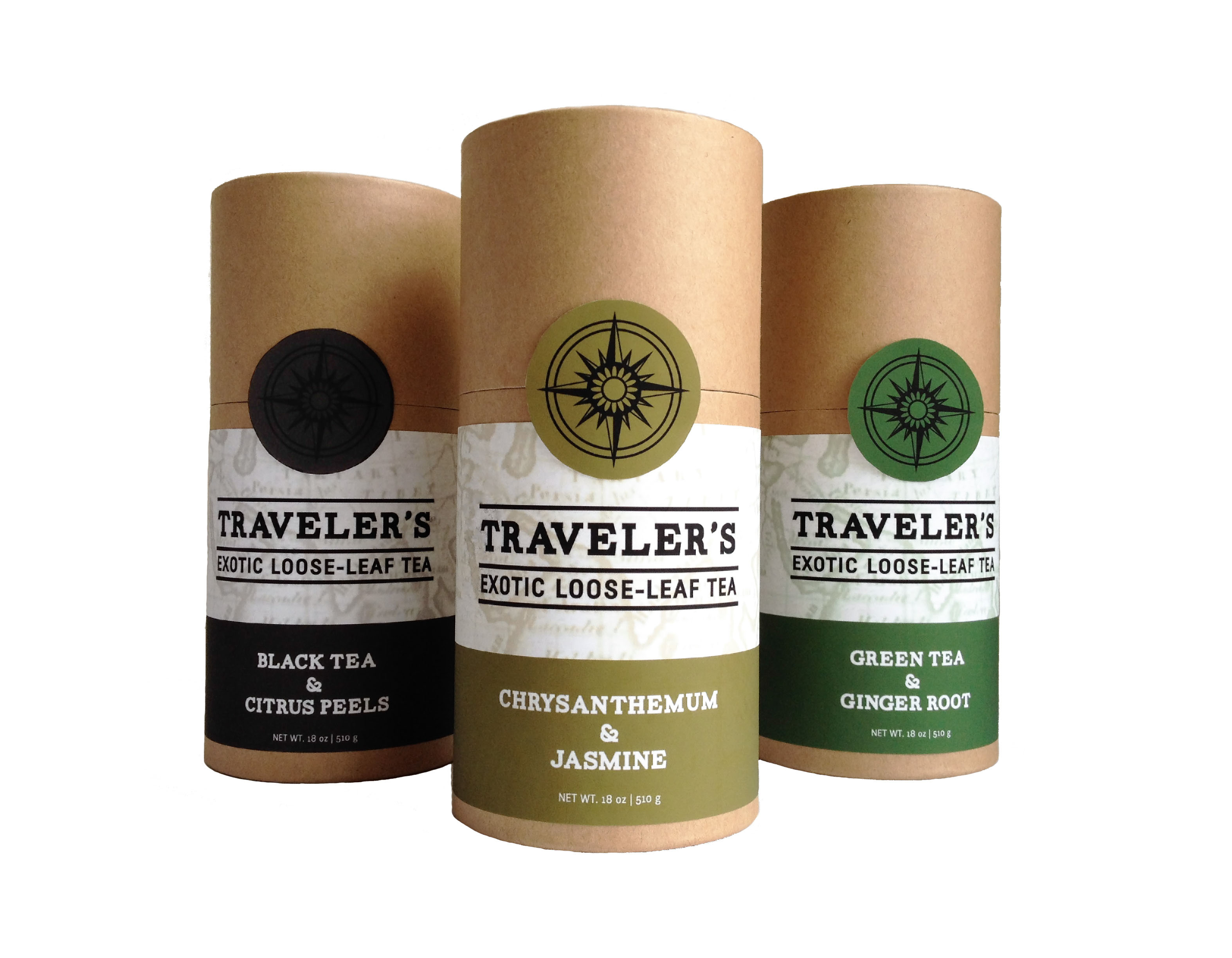 Traveler's Tea Packaging