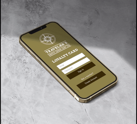 Traveler's Tea Loyalty App Prototype