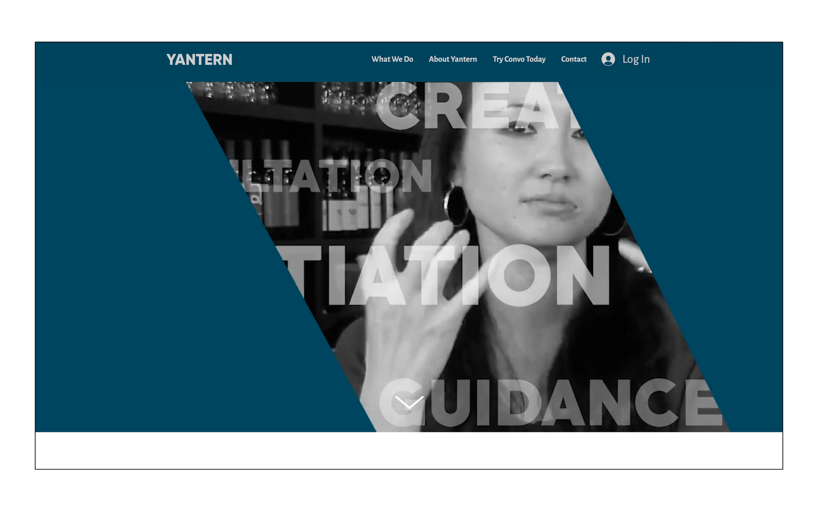 Yantern Home Page Design